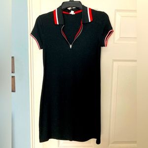 Garage black knit dress sz SP
